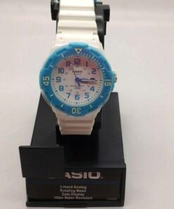 Casio Women's LRW-200H-2BVCF Stainless Steel Watch with White Resin Band 22 41aqHsBkytL