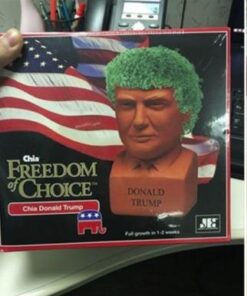 Chia Pet Donald Trump President with Seed Pack, (8" x 4.5" x 7.3") Decorative Pottery Planter, Easy to Do and Fun to Grow, Novelty Gift, Perfect for Any Occasion 38 41ay3WfAcXL 1