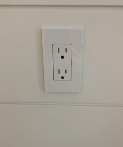 Leviton 5325-WMP 15 Amp, 125 Volt, Decora Duplex Receptacle, Residential Grade, Grounding, 10-Pack, White AmazonUs/LEVV9 10 count(Pack of 1) 9 41b0egeWYNL