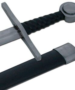 Medieval Warrior European Knights Arming Crusader Sword Comes with Leather Scabbard 7 41bKmR19e3L