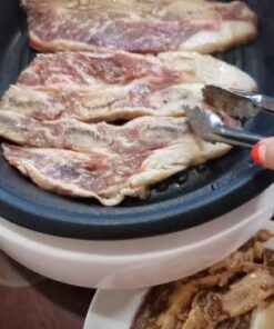 Aroma Housewares ASP-137 Grillet 3Qt. 3-in-1 Cool-Touch Electric Indoor Grill Portable, Dishwasher Safe, 3-Quart, White 41 41bN6FPQ5kL