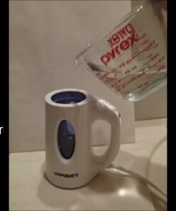 URPOWER Steamer for Clothes Steamer, Portable Handheld Garment Fabric Steamer Fast Heat-up Powerful Clothes Steamer with High Capacity for Home and Travel - Not for Abroad 01-130ml White 43 41bQtUYr2AL