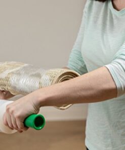 Duck Brand Stretch Wrap Roll, Clear, 5 inches by 1000 feet, 1 Pack, White (285849) 5" 21 41biFKuISkL