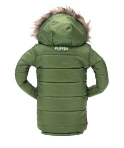 Puffin - The Pahka Beverage Parka | Insulated Can & Bottle Coolers That Keep Soda and Beer Cold | Thermocooler Sleeve Cover | 12 oz Olive Green 7 41boMVsBrVL