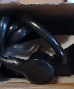 Power Strip Surge Protector - Flat Plug, Wall Mount, 8 Wide Outlets with 4 USB Ports (1 USB C), 5FT Heavy Duty Extension Cord with Multiple Outlets, Charging Station Overload Protection for Home Dorm 5 FT Black 42 41bp SKy7PL