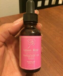 Leven Rose Pomegranate Seed Oil, 100% Pure Unrefined Cold Pressed Antioxidant Moisturizer for Hair Skin and Nails 1 oz 1 Fl Oz (Pack of 1) 41 41brbBfO9lL