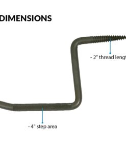 AMERISTEP Hunting Durable Rigid Slip-Resistant Easy to Install 750 lbs Capacity Step-Up Tree Step with 4" Step Area - SINGLE STEP, One Size - Pack of 1 Multi 9 41c1bmYNuXL