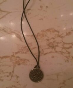 Deva Designs Celtic Wisdom Wolf Pewter Pendant 16 in. Cord Necklace 9 41c7R34smHL