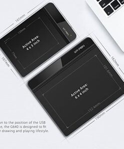 Drawing Tablet XPPen StarG640 Digital Graphic Tablet 6x4 Inch Art Tablet with Battery-Free Stylus Pen Tablet for Mac, Windows and Chromebook (Drawing/E-Learning/Remote-Working) 34 41c7yWP sBL 1