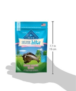 Blue Buffalo BLUE Bits Natural Soft-Moist Training Dog Treats, Salmon Recipe 4-oz bag 4 Ounce (Pack of 1) 26 41c9ONu0hVL