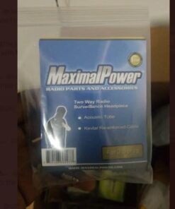 MaximalPower RHF 617-1N 3.5mm RECEIVER/LISTEN ONLY Surveillance Headset Earpiece with Clear Acoustic Coil Tube Earbud Audio Kit For Two-Way Radios, Transceivers and Radio Speaker Mics Jacks , Black 30 41cCfFJrB1L