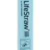LifeStraw Personal Water Filter for Hiking, Camping, Travel, and Emergency Preparedness Blue 1 Pack