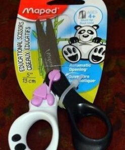Maped Helix USA Koopy Spring-Assisted Educational Scissors, Kids, 5 Inch, Blunt Tip, Right Handed Use (470249US),Black/White Set of 1 28 41cT3HiC8LL
