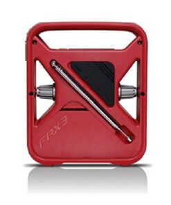 Eton - American Red Cross FRX3+ Emergency NOAA Weather Radio, Red, Digital Display, Hand Turbine, Solar Power, Red LED Flashing Beacon, 7 NOAA/Environment Canada Weather Bands, Phone Charger FRX3+ 23 41cf8oHJ5L