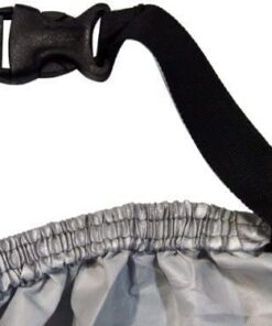 XYZCTEM All Season Black Waterproof Sun Motorcycle Cover,Fits up to 116" Motors (XXX Large & Lockholes) 116" Black & Silver 25 41d3Ux3am L