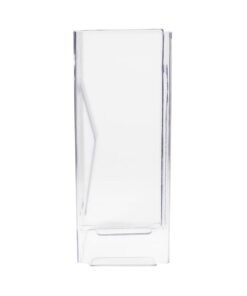 TrippNT 51234 Plastic Wall Mountable Tissue Box Holder, 9-5/8" Width x 5-1/4" Height x 4" Depth, Medium, Clear 14 41dMvkG2BS