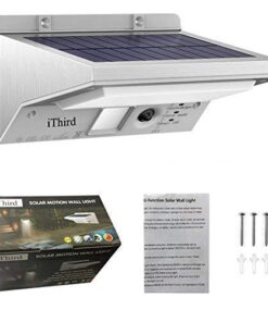 iThird Solar Lights Outdoor Motion Sensor, LED Solar Powered Outdoor Lights Stainless Steel Solar Security Lights for Yard Patio Garage Porch Waterproof 3 Modes Flood Light Super Bright(Daylight) Daylight 32 41dT7zYjoL