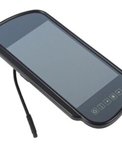 BW 7 Inch 16:9 TFT LCD Widescreen Car Monitor Car Rear View Mirror with Touch Button, HD 800(W)x 480(H) Resolution, Two Ways of Video input 16 41dUwSF78L