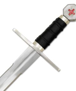 Medieval Warrior Crusader Holy Cross Knights Templar Real Long Sword Comes with Scabbard 13 41dZBFNXy8L