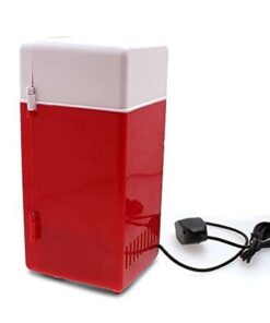 KUJOBUY Single Can Cooler Red USB Powered Retro One Can Drink Mini Fridge Thermoelectric Cooler for Desk Home Office Dorm Unique Gift for Students or Office Workers 10 41dae9RzVfS