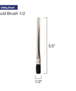 Alternative view of Pro Grade - Acid Brushes - 144 Count 3/8" Boar Hair Acid Flux Brushes