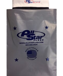 HEAVY-DUTY American Flag 3x5' -100% Made in the USA- Durable, Long Lasting, Polyester Fabric - Embroidered Stars, Sewn Stripes, 4 Rows of Lock Stitching on the Fly End, High Wind Usage-All Star Flags 18 41ddR8hRlIL