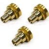 Viega 46414 PureFlow Zero Lead Brass PEX Crimp Supply Adapter with 3/4-Inch by 1 Crimp x Manabloc Supply, 3-Pack