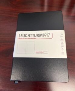 LEUCHTTURM1917 - Notebook Hardcover Medium A5-251 Numbered Pages for Writing and Journaling (Black, Dotted) Black 47 41dgxgEeTvL
