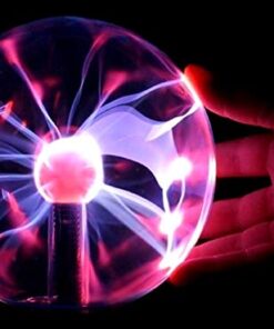 PowerTRC Non Battery Powered Lightning Plasma Globe | 8" x 12'' | Switch Position Feature | Responds to Touch and Sound | 6 41dl B0QvLL