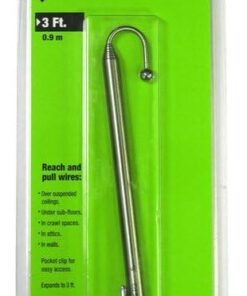 Alternative view of Greenlee FP3 3' Collapsible Wire Reacher Fish Pole with Storage Clip, Stainless Steel