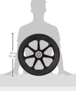 Marathon 92001 20x2.0 Flat Free Cart Tire on Plastic Rim, 3/4" Bearing, 1 Pack 32 41e1NbrOJAL