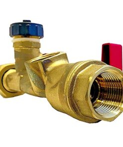 Alternative view of Matsui 3/4 inch, 3/4" Isolation Valve Kit with Pressure Relief Valve for Tankless Water Heater,FNPT x FNPT, Compatible with Rinnai, Jacuzzi, Rheem, Navien, Noritz, Takagi, Bosch,etc … FNPT x FNPT