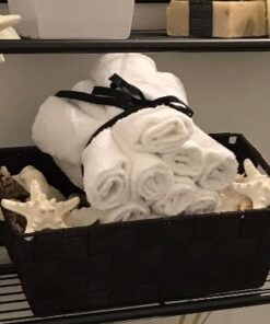 Zeppoli 24-Pack Washcloths | 100% Natural Cotton, 12 x 12 Inches, Commercial Grade Washcloth, Machine Washable Cleaning Rags and Wash Cloths for Bathroom 24 Pack 38 41eGPhV585L