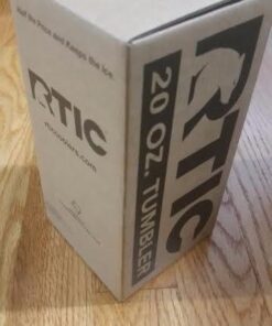 RTIC Double Wall Vacuum Insulated Tumbler, 20 oz, Stainless Steel 20 Ounce (Pack of 1) 33 41eW6q4LlCL