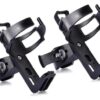Bike Water Bottle Holder No Screws, Ieasky 2 Pcs Adjustable Bicycle Water Bottle Rack Cage 360 Degree Rotating for MTB Stroller Motorcycle Black 84 41eqjNvrhzL