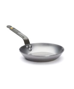 de Buyer MINERAL B Carbon Steel Fry Pan - 8” - Ideal for Searing, Sauteing & Reheating - Naturally Nonstick - Made in France 8" 26 41eu2vNGrL