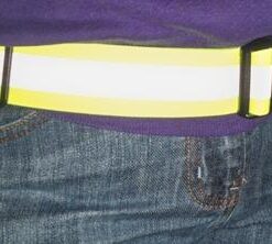 ILLUMISEEN LED Reflective Belt Sash | High Visibility LED Lights with 2 Lighting Modes | Adjustable Quick Release Buckle | USB Rechargeable, No Batteries Needed | Weatherproof Professional Safety Gear Green 28 41ex4CZasmL