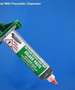 MG Chemicals 4900P SAC305, Lead Free Solder Paste, No Clean, 25 g (0.9 oz) Pneumatic Dispenser (Complete with Plunger & Dispensing Tip) 0.9 oz 9 41exwxqHhL
