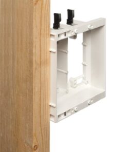 Arlington TVBU505-1 Recessed TV Box Wall Plate Kit Paintable 2-Gang, White Plastic 2 Gang 26 41fGwpu3EKL