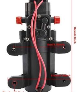 Amarine Made 12v Water Pressure Diaphragm Pump Self Priming Pump 4.3 L/min 1.1 GPM 35 PSI RV Water Pump for Caravan Boat Marine Agricultural 21 41fOmw 0cqL