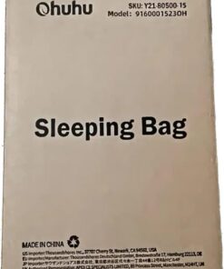 Double Sleeping Bag, Ohuhu Sleeping Bags for Adults with 2 Pillows 2 Person Sleeping Bag for Kids Waterproof Cold Weather Sleeping Bags for Family Teens Camping Backpacking Hiking Outdoor Black 42 41fQTlGb7sL