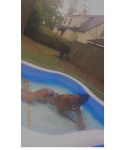 INTEX 57495EP Beach Wave Inflatable Swim Center Pool: 357 Gallon Capacity – 90" x 90" x 22" – Purple 33 41fSLbUXdbL