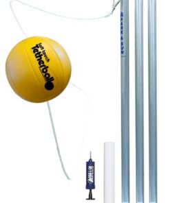 Park & Sun Sports Permanent Outdoor Tetherball Set with Accessories 3-Piece Pole 8 41fV1sPCPCL