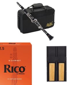 Jean Paul USA CL-300 Student Clarinet with Rico Reeds and Reed Guard Modern
