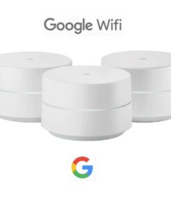 Google WiFi system, 3-Pack - Router Replacement for Whole Home Coverage (NLS-1304-25),White Google Wifi (2016 model) 3 Pack 43 41fqp0JgYTL