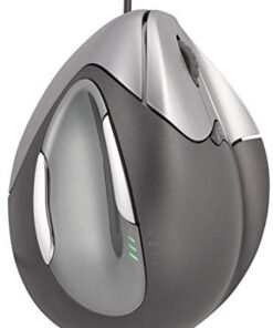Evoluent VM4R VerticalMouse 4 Right Hand Ergonomic Mouse with Wired USB Connection (Regular Size) USB Wired Regular Size 20 41ftegXgBJL