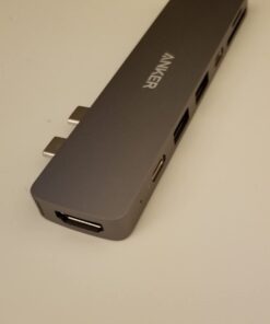 Anker USB C Hub for MacBook, 7-in-2 USB C to C Adapter, Compatible with Thunderbolt 3 Port, 100W Power Delivery, 4K HDMI, USB C and 2 USB A Data Ports, SD and microSD Card Reader 42 41fuUmR0BcL