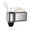 simplehuman Sink Caddy Sponge Holder, Brushed Stainless Steel Full-Size 16 41fzDff1WL