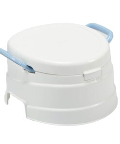 Primo 4-in-1 Complete Toilet Trainer & Step Stool, with Blue Seat, White 32 41gCq0rJovL