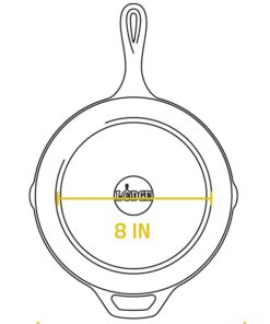 Lodge Cast Iron Skillet with Red Silicone Hot Handle Holder, 10.25-inch 33 41gGsFzZJaL